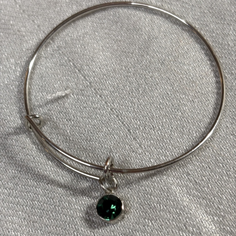 2pack bracelet one enameled one a rhinestone!  They look beautiful together!